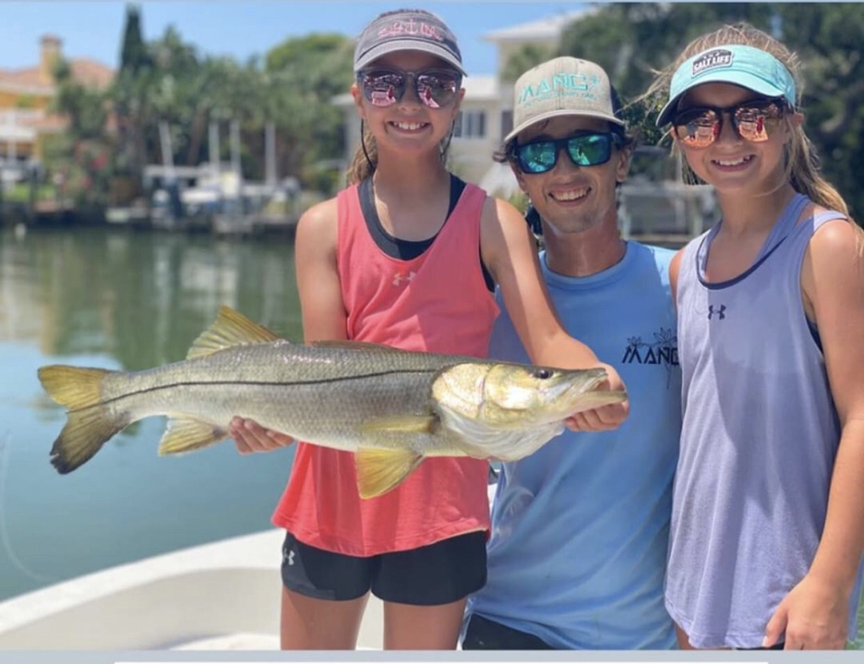 Snook · released caught on a Florida Fisherman charter with Captain Brendan