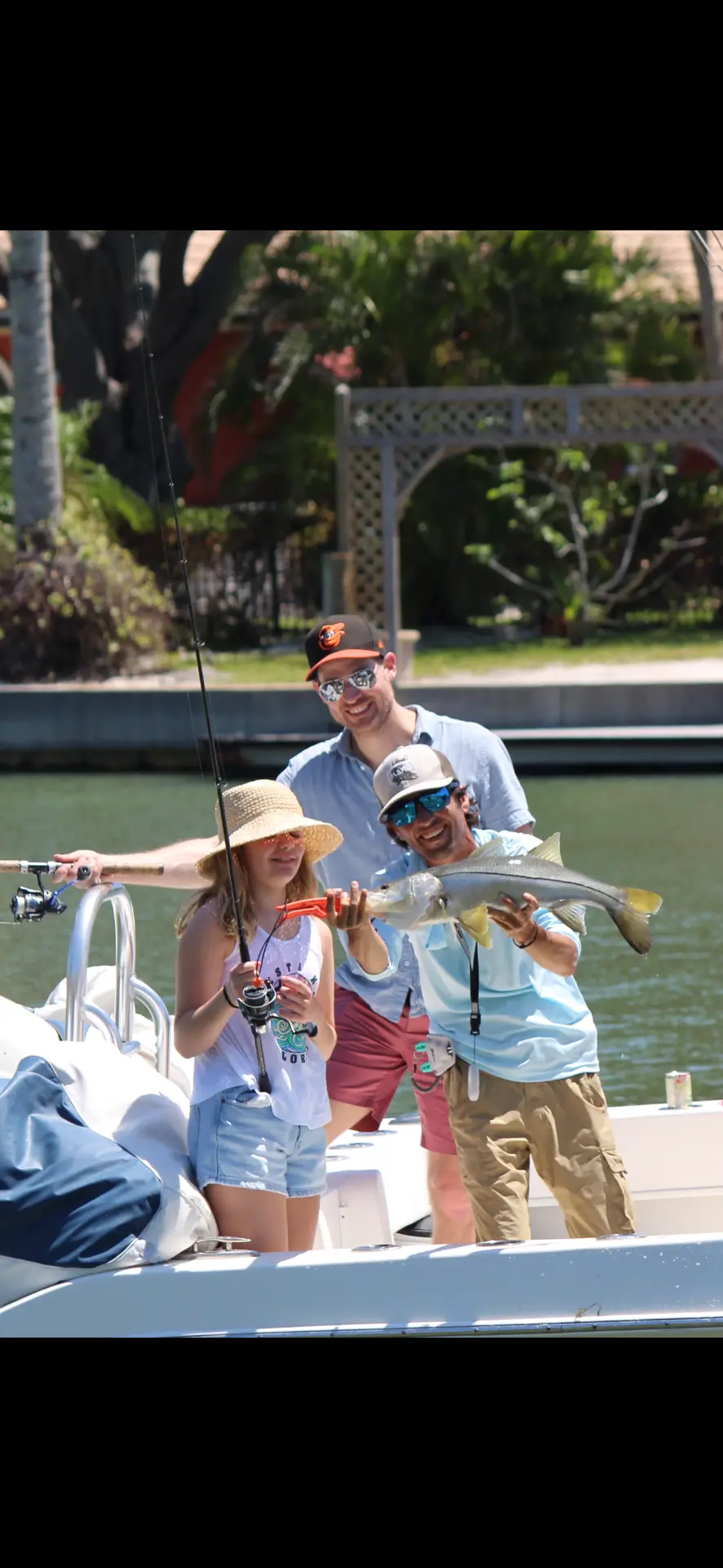Snook · released caught on a Florida Fisherman charter with Captain Brendan