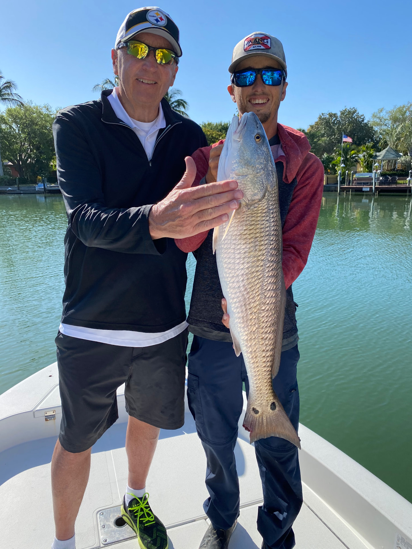 Redfish caught on a Florida Fisherman charter with Captain Brendan
