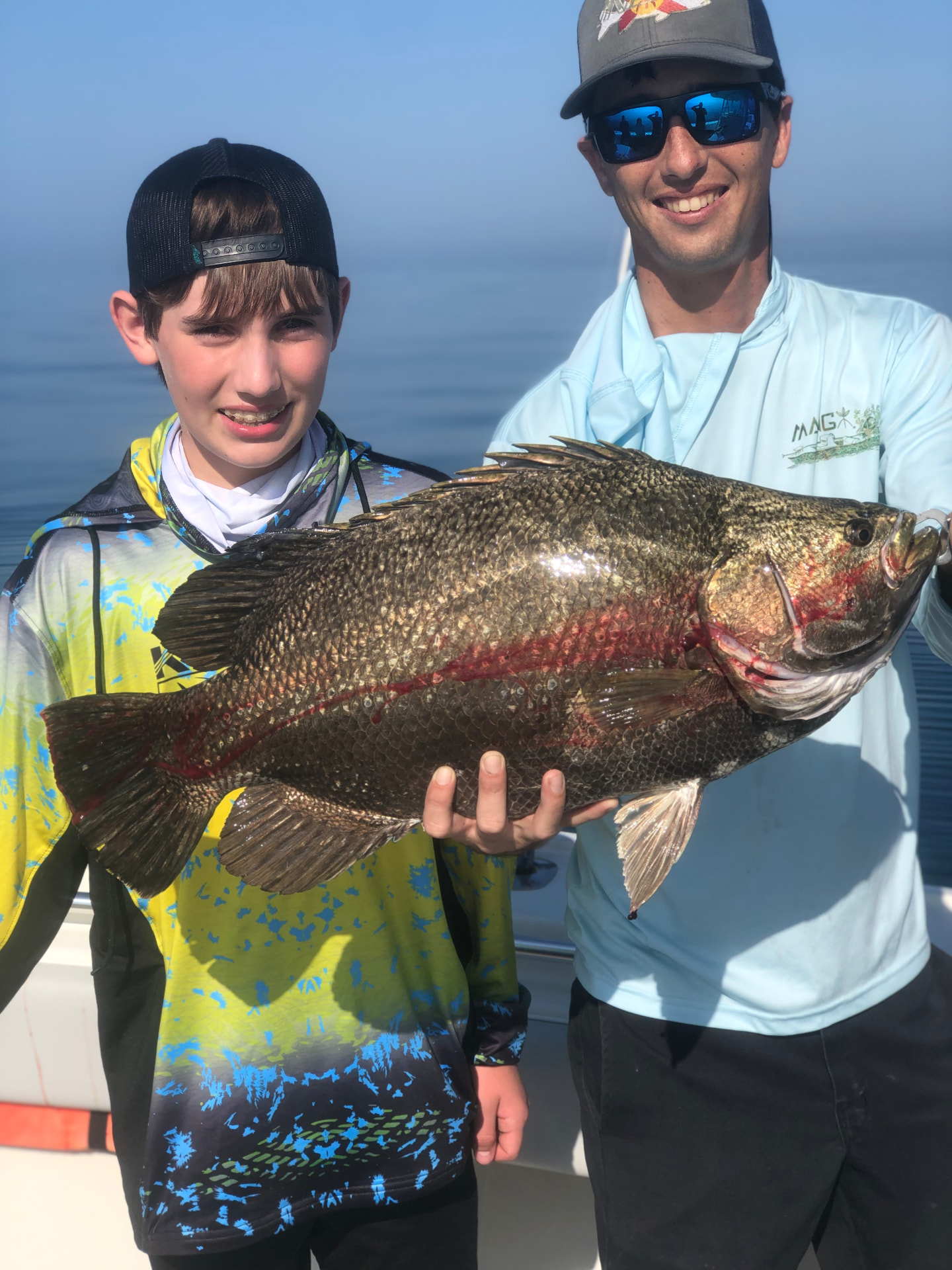 Tripletail caught on a Florida Fisherman charter with Captain Brendan