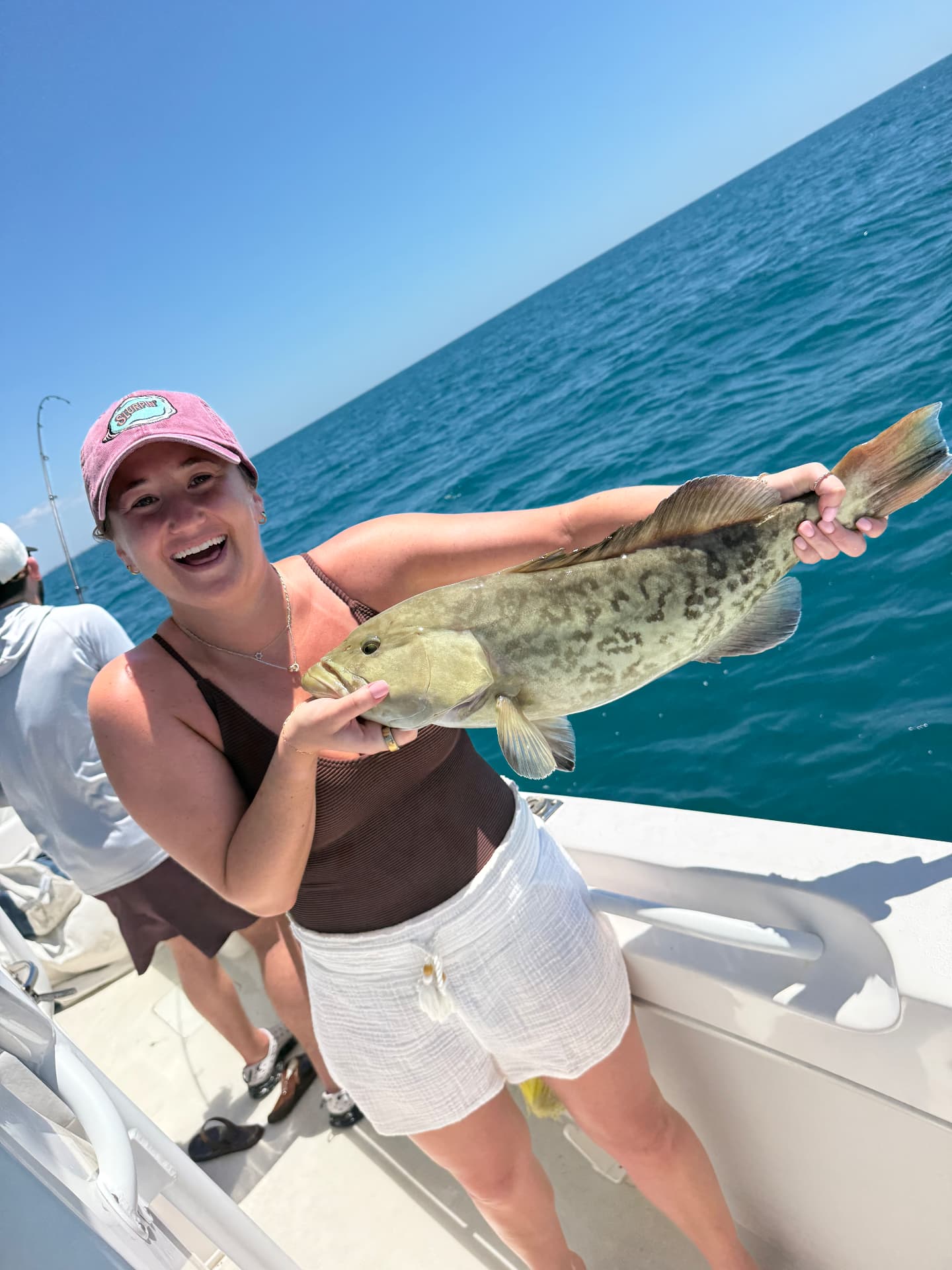 Gag grouper caught on a Florida Fisherman charter with Captain Brendan