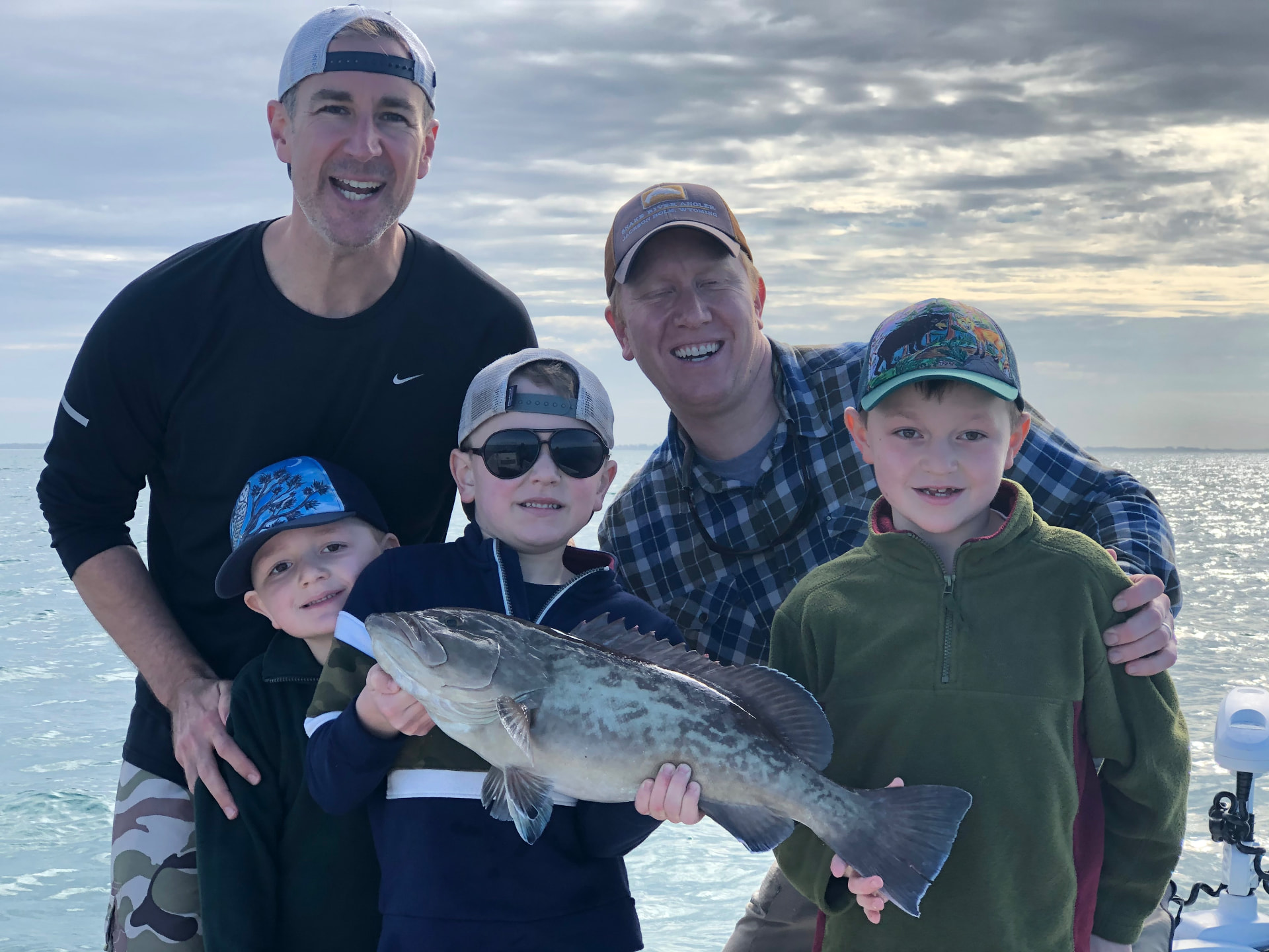 Gag grouper · kept caught on a Florida Fisherman charter with Captain Brendan