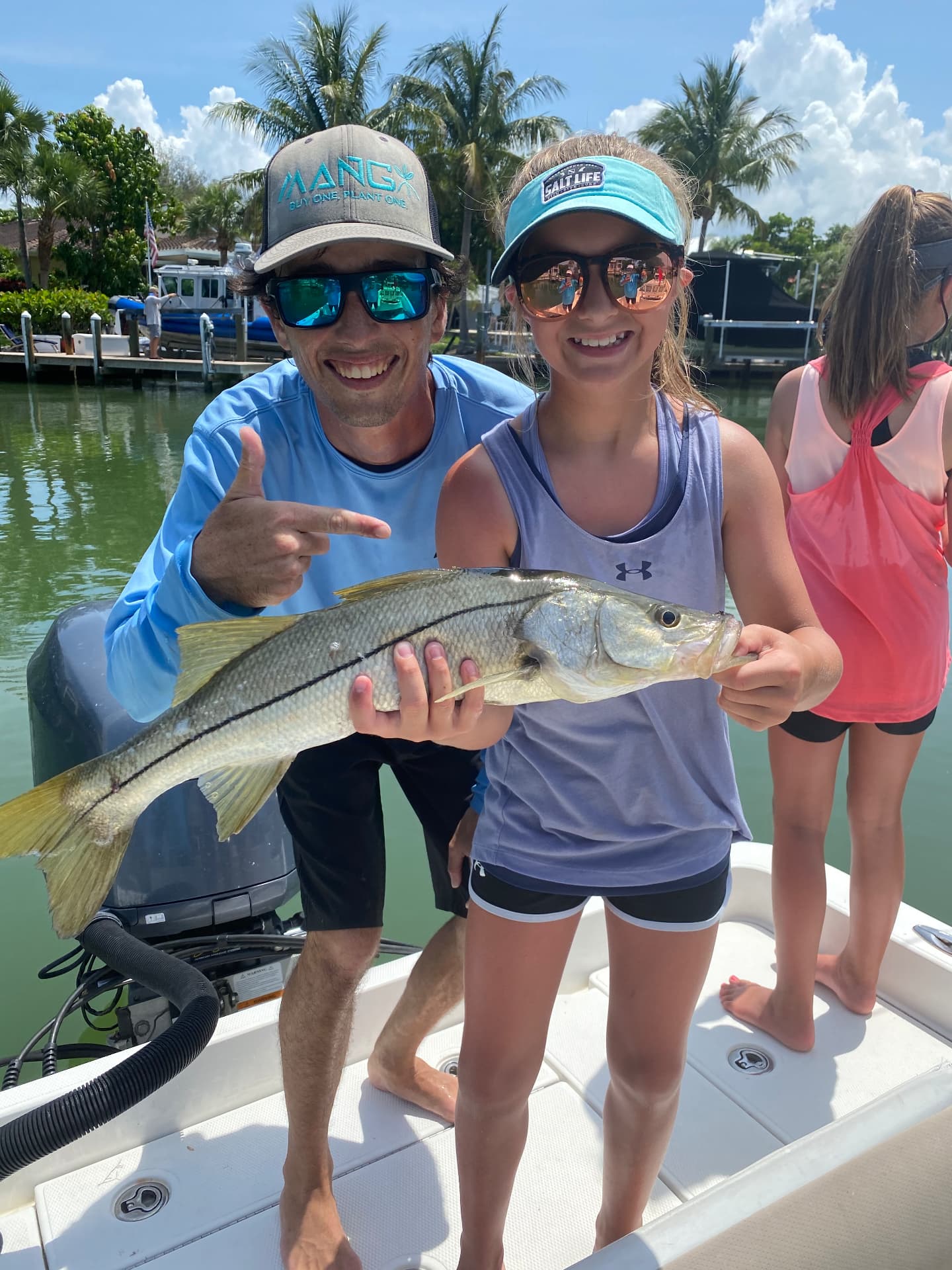Snook caught on a Florida Fisherman charter with Captain Brendan