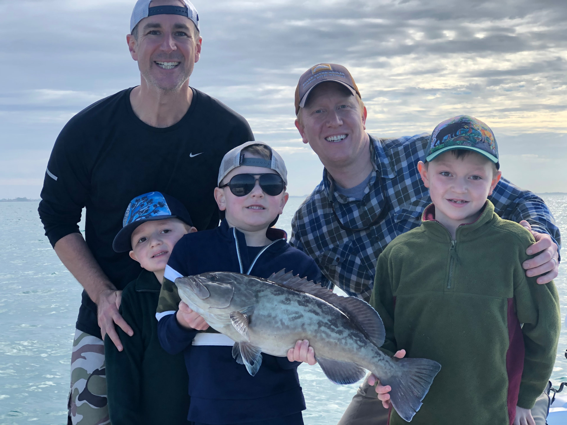 Gag grouper caught on a Florida Fisherman charter with Captain Brendan