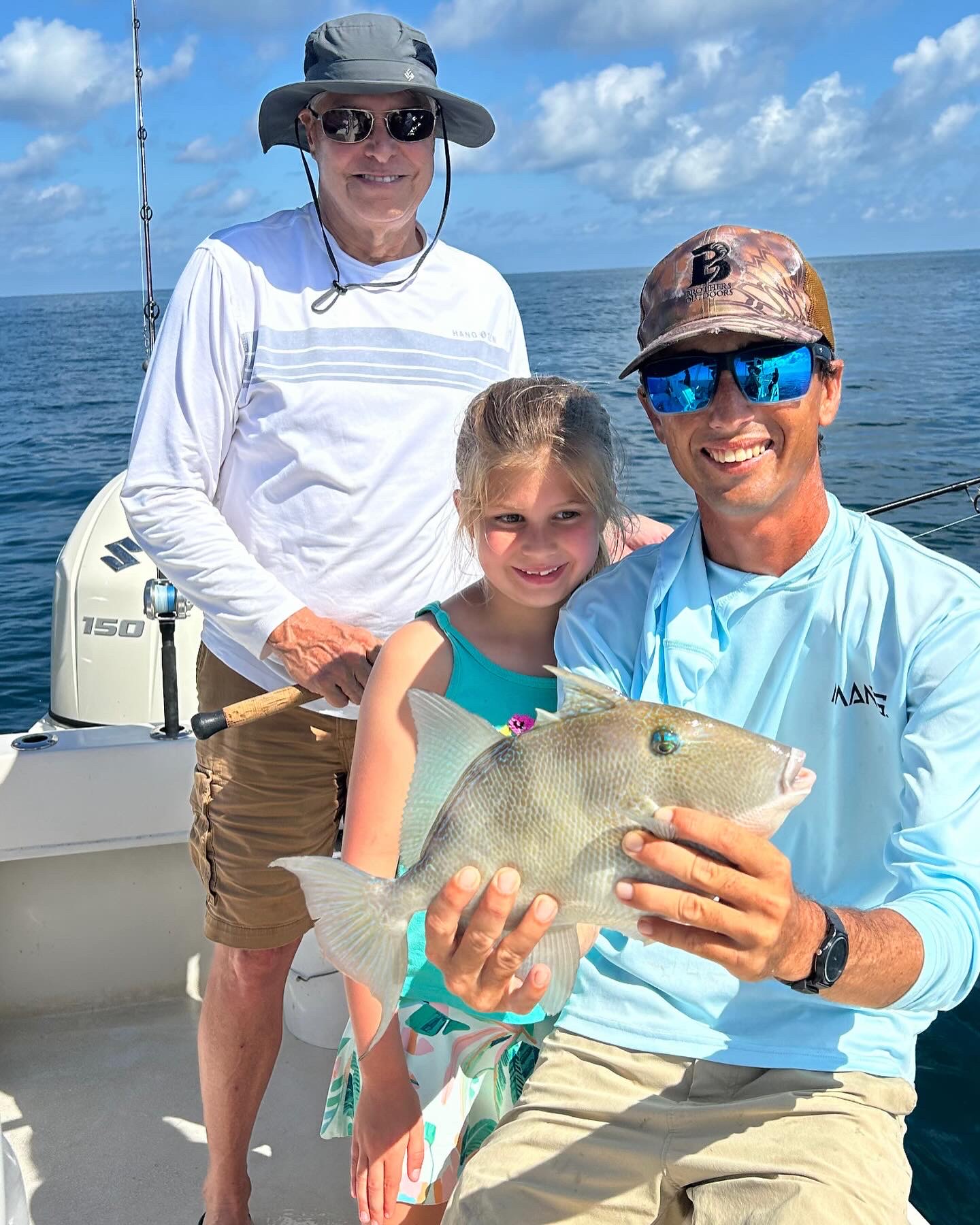 Triggerfish caught on a Florida Fisherman charter with Captain Brendan