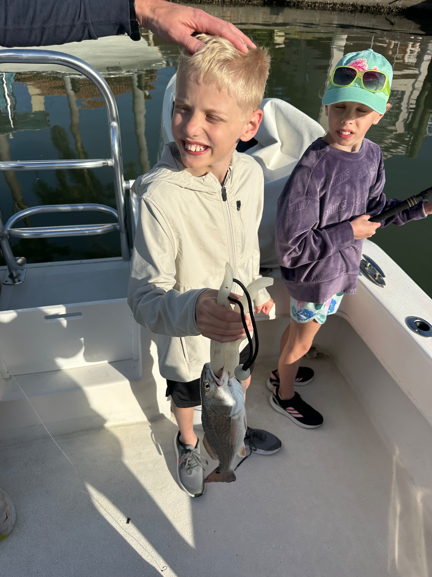 Redfish caught on a Florida Fisherman charter with Captain Brendan