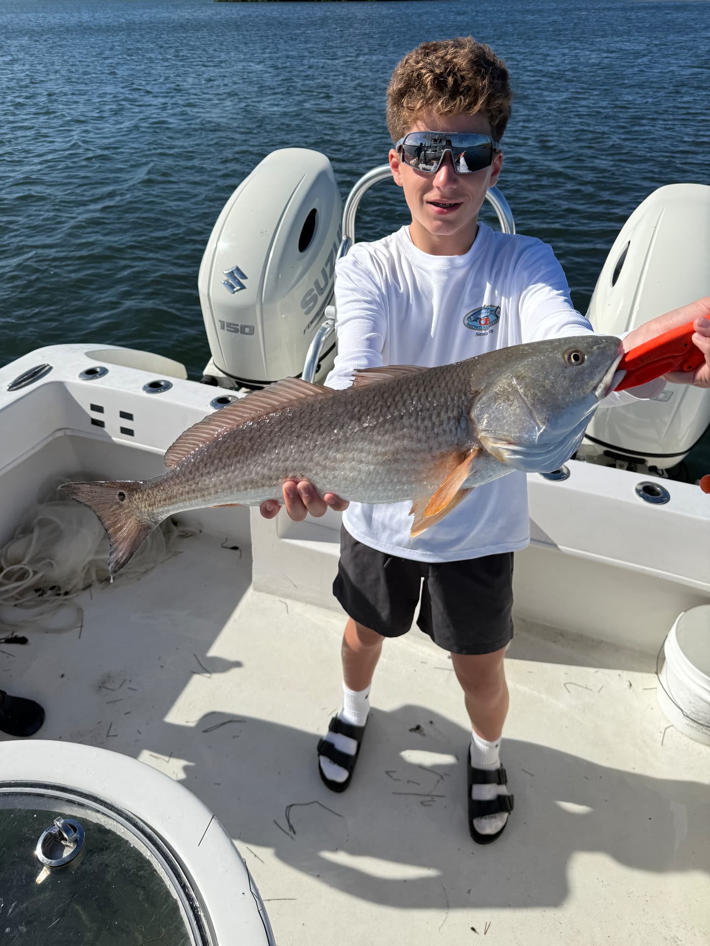 Redfish caught on a Florida Fisherman charter with Captain Brendan