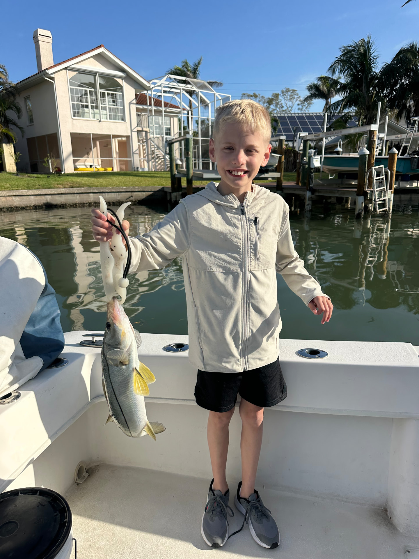 Snook caught on a Florida Fisherman charter with Captain Brendan